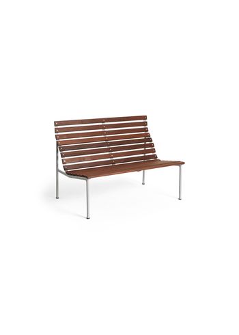 HAY - Garden bench - Traverse Lounge Bench - Heat Treated Oiled Ash / Aluminium