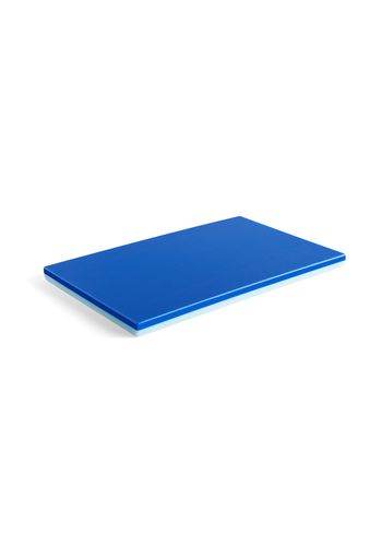 HAY - Cutting Board - Half & Half Chopping Board - Blue - Large