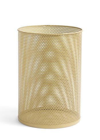 HAY - Papperskorg - Perforated Bin - Large - Dusty Yellow