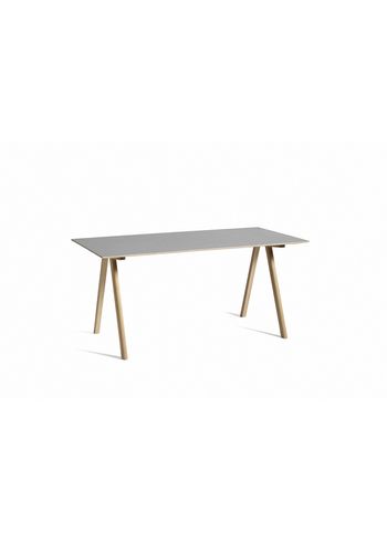 HAY - Skrivebord - CPH 10 Desk - Water-Based Lacquered Oak / Grey