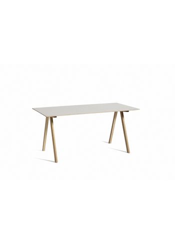 HAY - Skrivebord - CPH 10 Desk - Water-Based Lacquered Oak / Off White