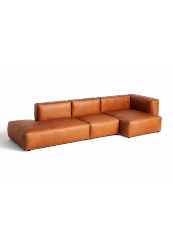 HAY - Sofa - Mags Soft Sofa / 3 Seater - Combination 4 / Silk SIL0250 (Right)