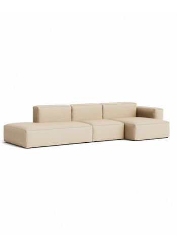 HAY - Sofá - Mags Soft Sofa Low Armrest / 3 Seater - Combination 3 / Hallingdal 220