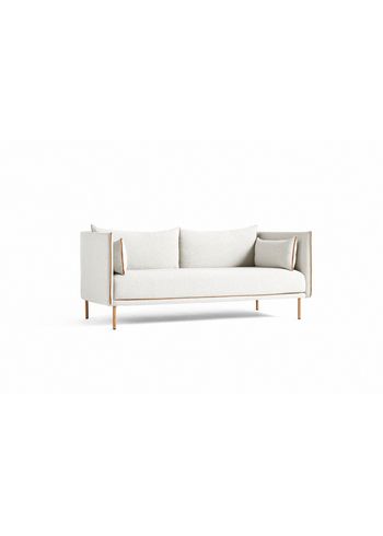 HAY - Sofa - Silhouette Mono / 2 Seater - Oiled Oak / Coda 100