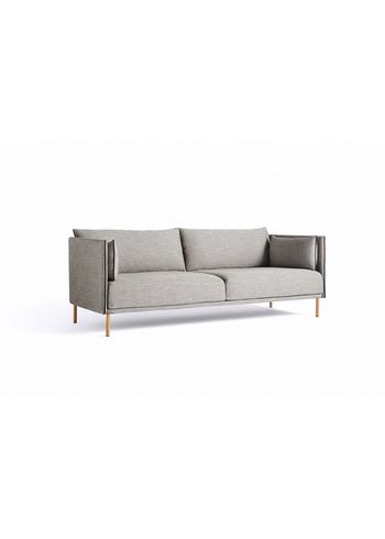 HAY - Sofa - Silhouette Mono / 3 Seater - Oiled Oak / Ruskin 33