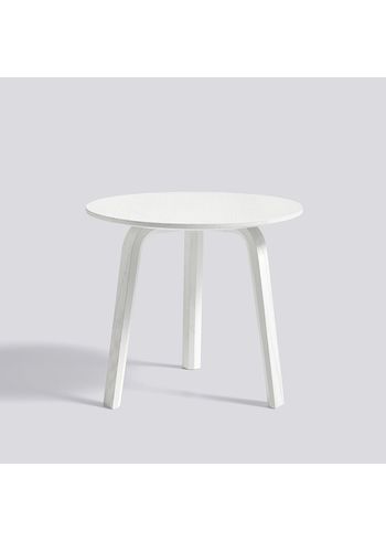 HAY - Sofabord - Bella Coffee Table - Hvid Farvet Massiv Eg