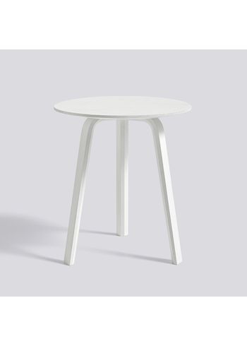 HAY - Sofabord - Bella Coffee Table Mellem - Hvid Farvet Massiv Eg