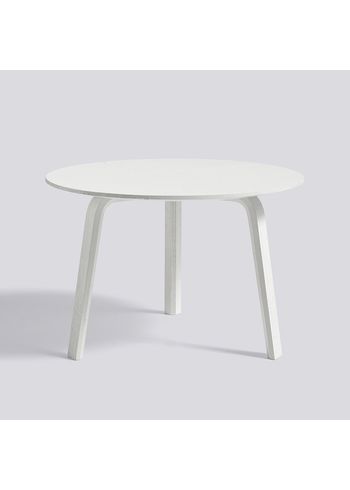 HAY - Sofabord - Bella Coffee Table Ekstra Large - Hvid Farvet Massiv Eg