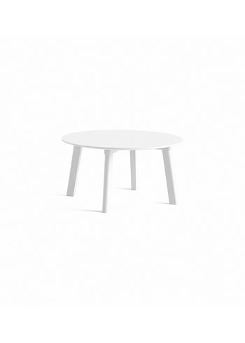 HAY - Sofabord - CPH Deux 250 Round - Tabletop: Pearl White Laminate