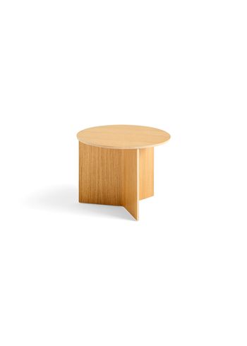 HAY - Sofabord - Slit table wood - Round oak