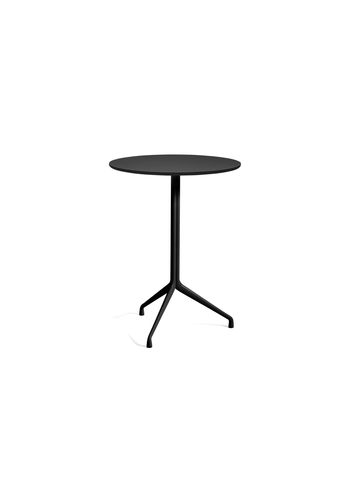 HAY - Spisebord - About A Table 20 - Black Linoleum / Powder Coated Black 105