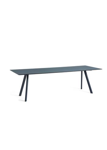 HAY - Spisebord - CPH30 2.0 Table - Smokey Blue Linoleum / Deep Blue Lacquered Oak