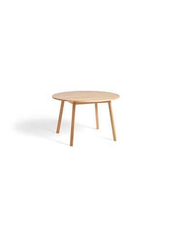 HAY - Spisebord - TRIANGLE Leg Table / Round - Vandbaseret Lakeret Eg