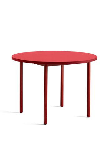 HAY - Spisebord - Two-Colour Table - Round - Maroon Red/Red