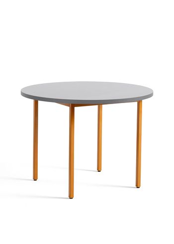 HAY - Spisebord - Two-Colour Table - Round - Ochre/Light Grey