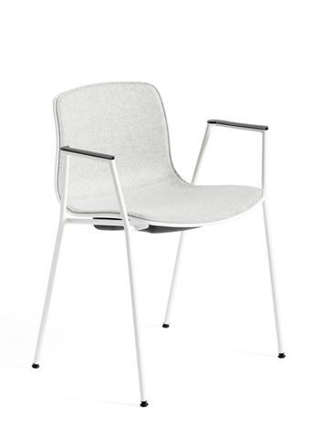 HAY - Spisebordsstol - AAC 18 - Front Upholstery | New Edition - White / Divina Melange 120