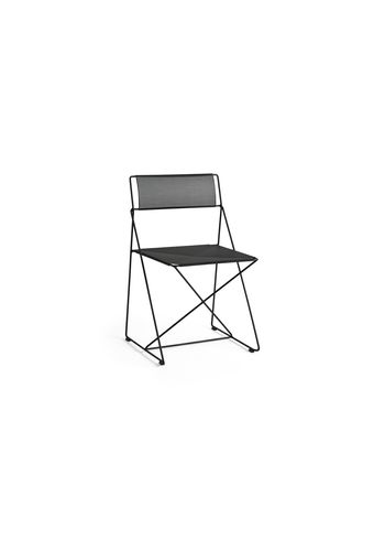 HAY - Dining chair - X-line Chair - Black Powder Coated Steel