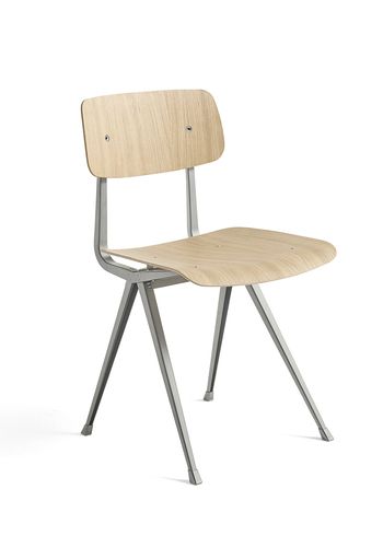 HAY - Spisebordsstol - Result Chair - Clear Water-Based Lacquered Oak / Beige