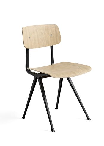 HAY - Spisebordsstol - Result Chair - Clear Water-Based Lacquered Oak / Black