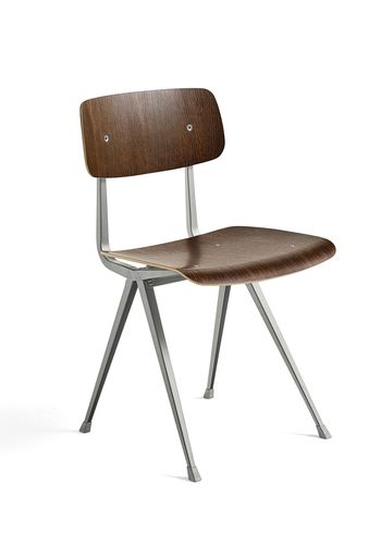 HAY - Spisebordsstol - Result Chair - Smoked Water-Based Lacquered Oak / Beige