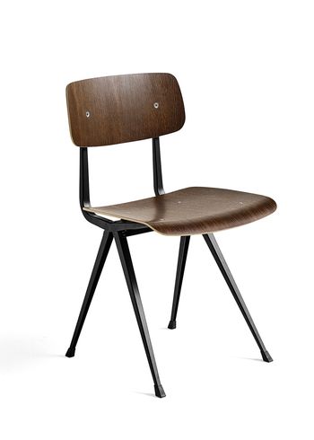 HAY - Spisebordsstol - Result Chair - Smoked Water-Based Lacquered Oak / Black