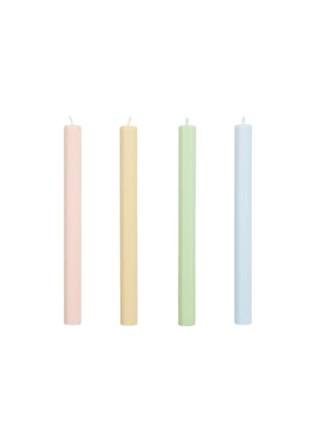 HAY - Candles - Hexagon Candle - Pastel Set of 4