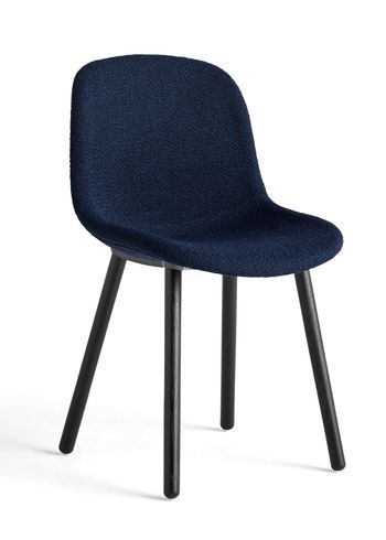 HAY - Stol - NEU 12 / Upholstery - Flamiber Dark Blue J4 / Black Water-Based Lacquered Oak
