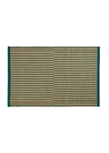 HAY - Tæppe - TAPIS MAT - BLACK AND GREEN