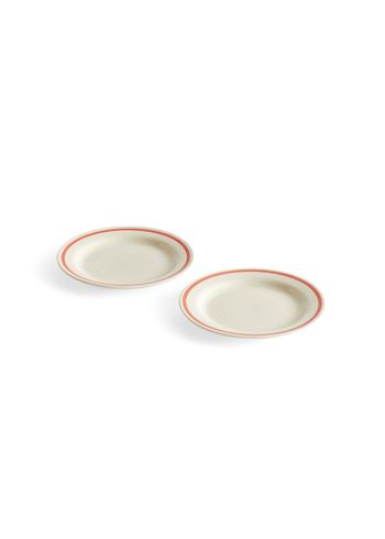 HAY - Levy - Sobremesa Plate set of 2 - RED