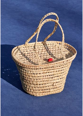 HAY - Bag - Sobremesa Market Basket - NATURAL. RED
