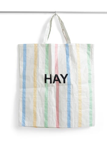 HAY - Tote bag - Recycled Candy Stripe Bag - X-Large - Multi