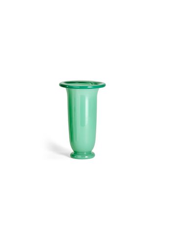 HAY - Wazon - Empire Vase - Large - Green with dark green rim