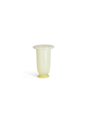 HAY - Vase - Empire Vase - Medium - Lime yellow with dark lime base