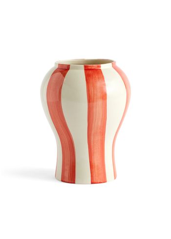 HAY - Vas - Sobremesa Stripe Vase - RED