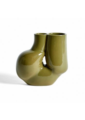 HAY - Vaso - W&S Vase - Chubby Olive Green