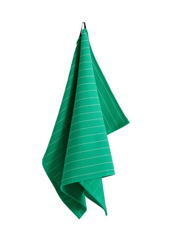HAY - Viskestykke - Canteen Tea Towel - Emerald Pinstripe