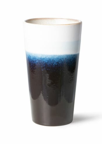 HK Living - Caneca - 70s Ceramics Latte Mug - Mud - Arctic