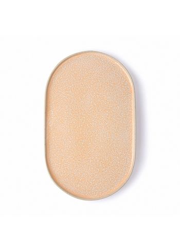 HK Living - Disco - Gallery Plate - Small Oval - Peach