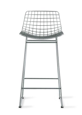 HKLiving - Barová stolička - Wire Bar Stool - Chrome