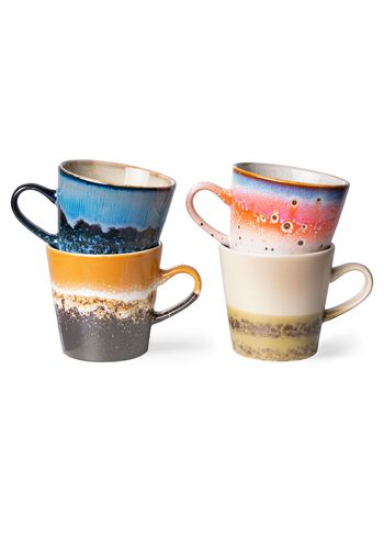 HKLiving - Pohár - 70s Americano Mugs (Set of 4) - Pegasus