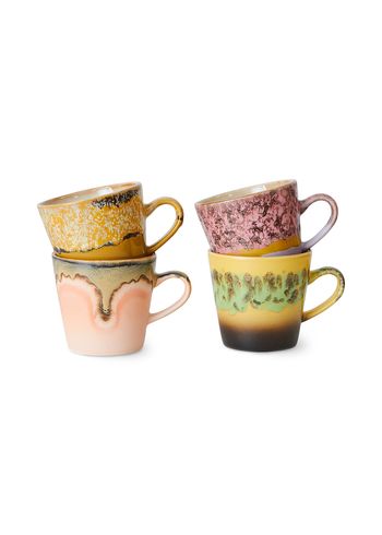 HKLiving - Copie - 70s Americano Mugs (Set of 4) - Pegasus