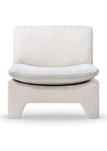 HKLiving - Lounge chair - Retro Lounge Fauteuil Boucle - Cream