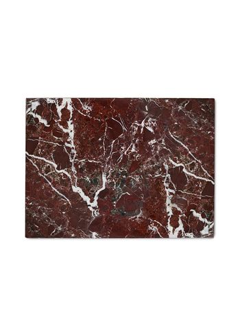 HKLiving - Schneidebrett - Marble Cutting Board - Burgundy Polished