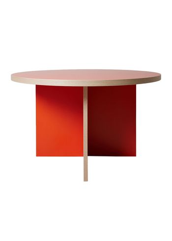 HKLiving - Matbord - Dining Table, Round - 130 cm - Orange