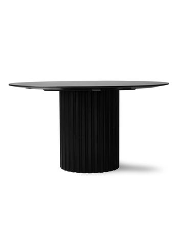 HKLiving - Ruokapöytä - Pillar Dining Table Round - Black