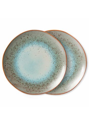 HKLiving - Deska - 70s Dinner Plates (Set Of 2) - Mineral