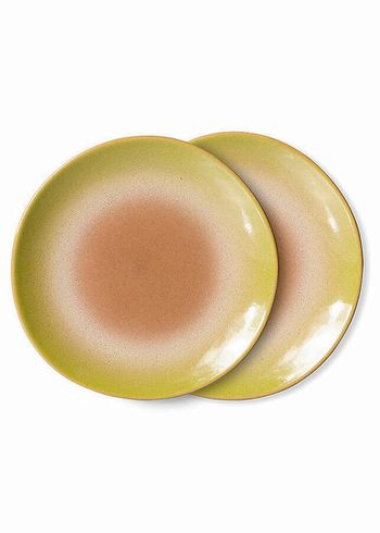 HKLiving - Teller - 70s Dessert Plates (Set Of 2) - Eclipse