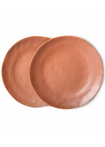 HKLiving - Plate - Bold & Basic Ceramics: Side Plate (Set of 2) - Brown