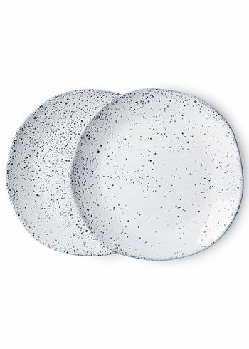 HKLiving - Teller - Gradient Ceramics: Dessert Plate (Set of 2) - Cream
