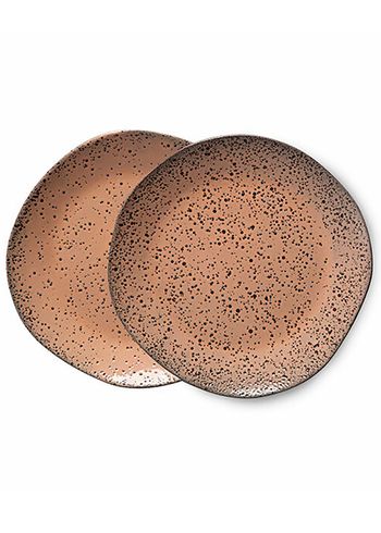 HKLiving - Levy - Gradient Ceramics: Dessert Plate (Set of 2) - Taupe